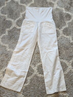 Mango White Casual Top with Black Label